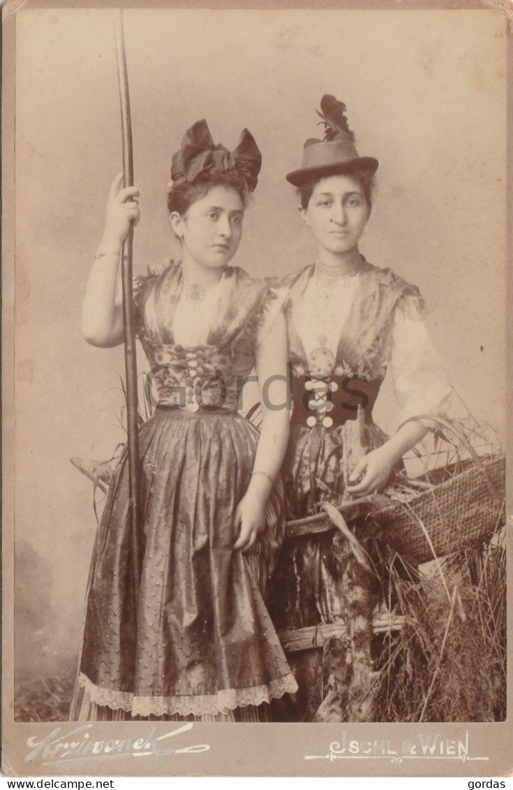 Austria - Bad Ischl - 1894 - Romanian Tourists - National Tracht - Popular Costume - Siecle XIX - Photo 110x165mm - Bad Ischl