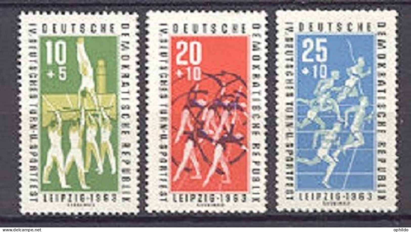 DDR   668/670   * *   TB   Sport Cote 5.75 Euro   - Unused Stamps