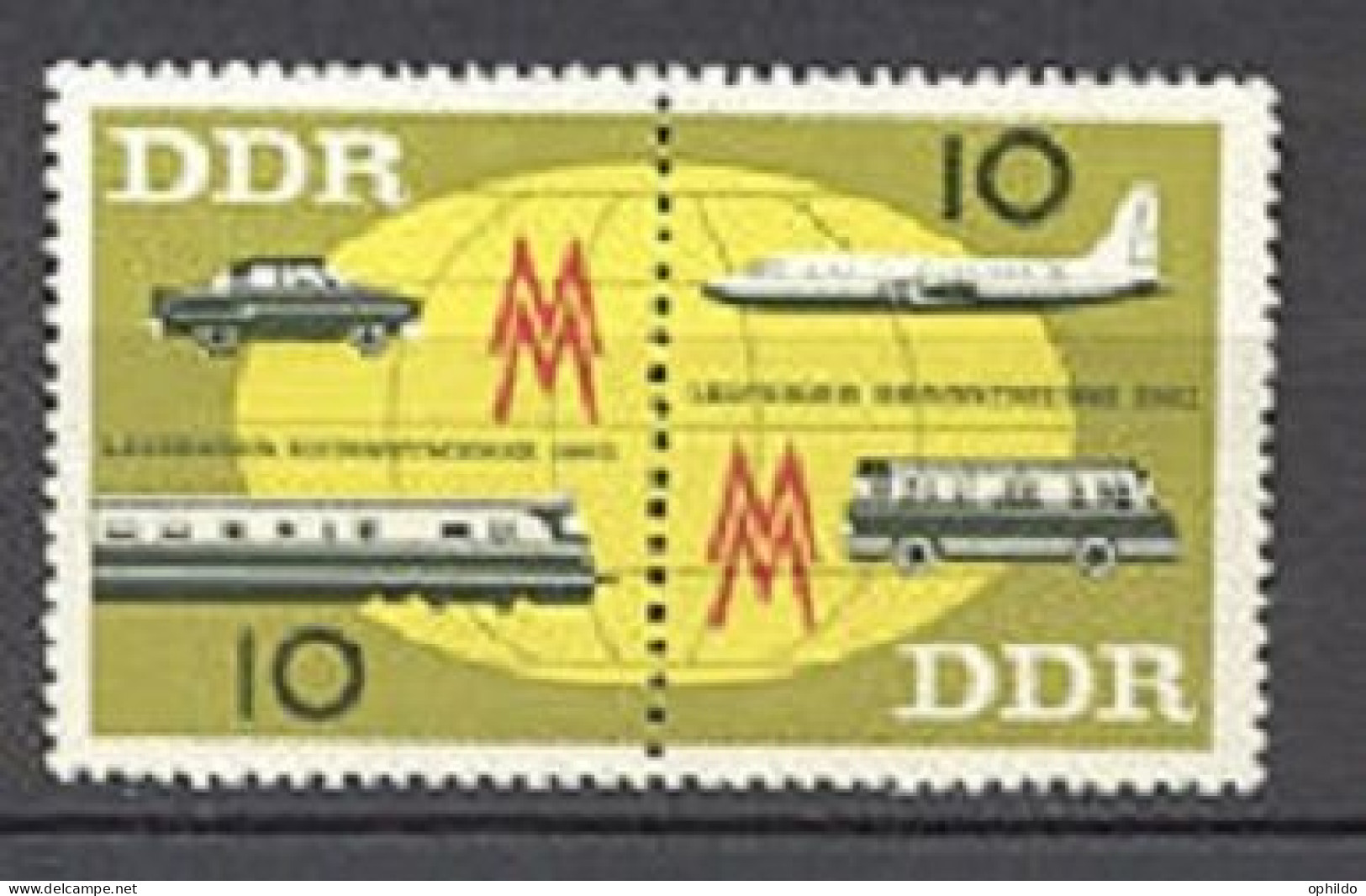 DDR   677A   * *   TB    Cote 3 Euro   - Unused Stamps
