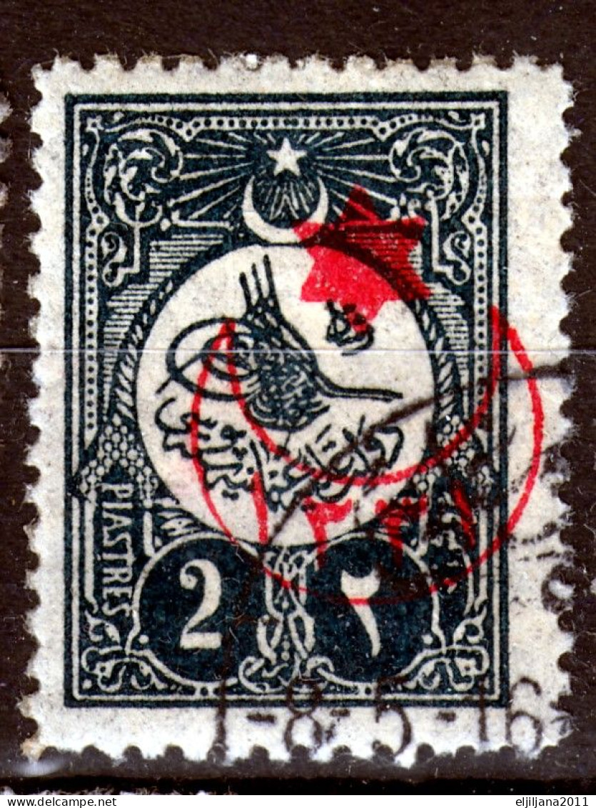 Turkey / Türkei 1915 ⁕ Overprint Year 1331 ( On Mi.163 ) Mi. 308 ⁕ 8v Used - See Scan - Oblitérés