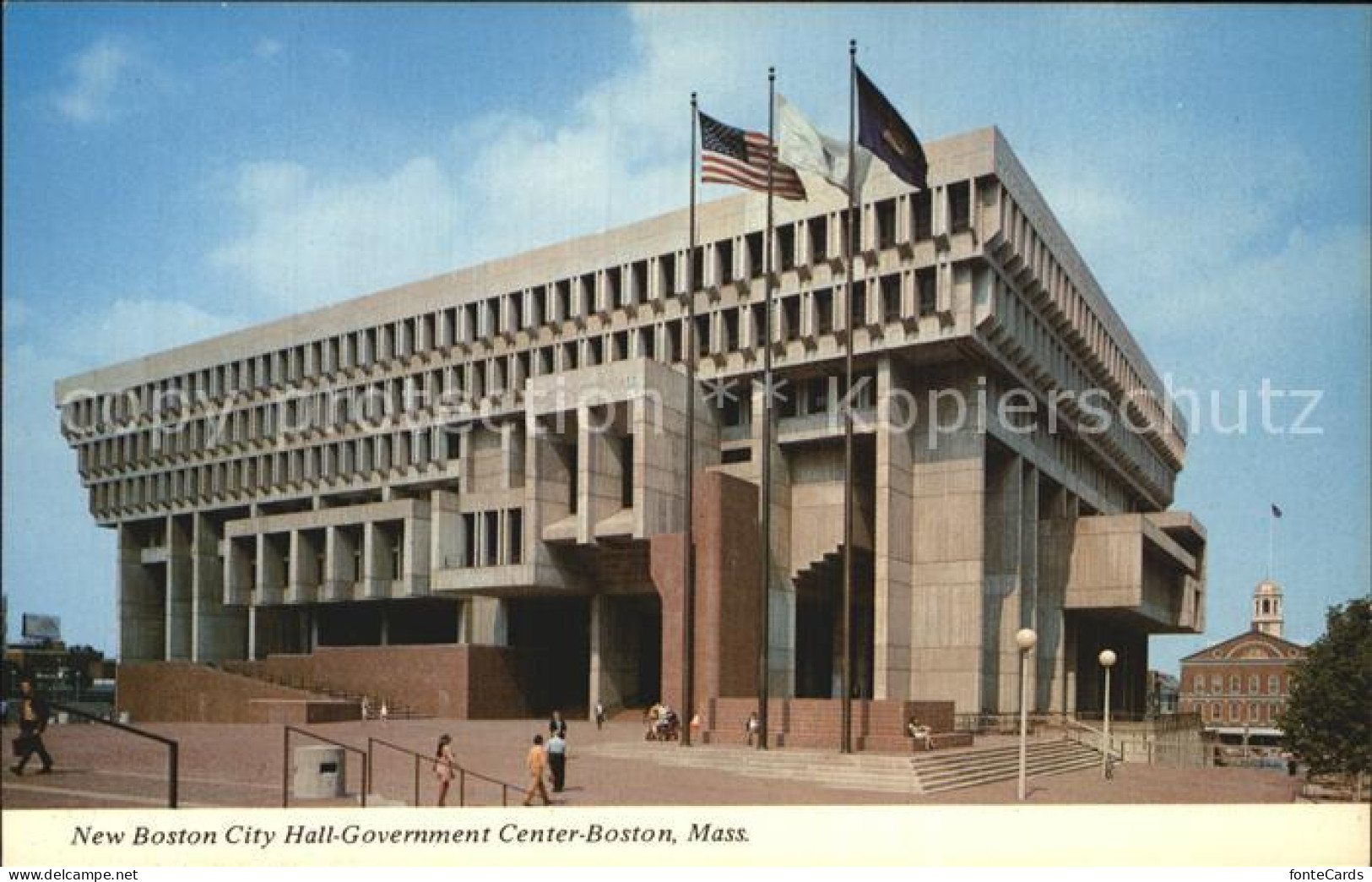 72402710 Boston_Massachusetts New Boston City Hall-Government Center - Andere & Zonder Classificatie