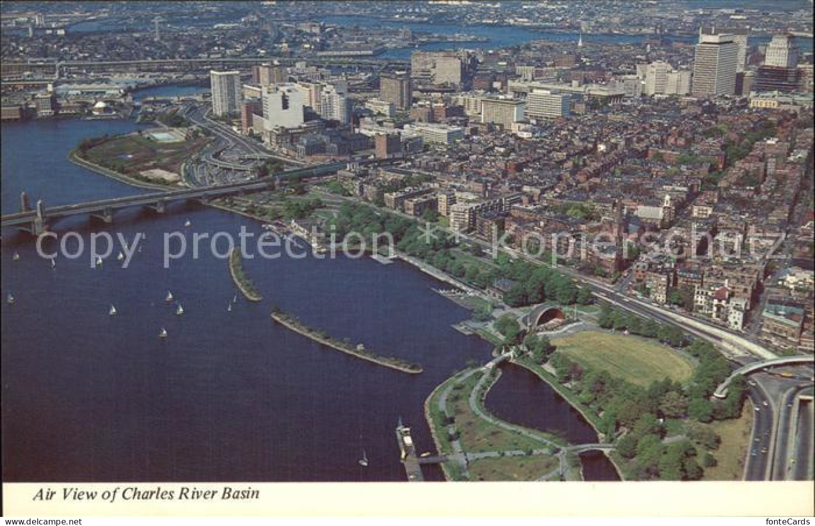 72402709 Cambridge_Massachusetts Fliegeraufnahme Charles River Basin - Altri & Non Classificati