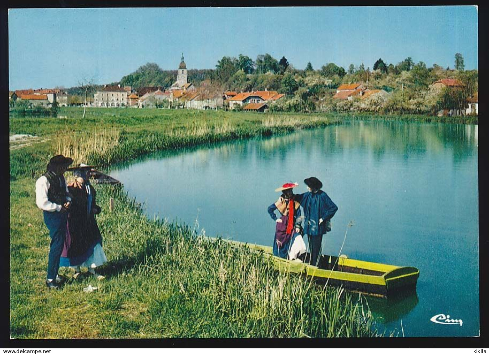 CPSM / CPM 10.5 X 15 Haute Saône Gauch'Nots & Gauch'Nottes De Luxeuil Sur Le Doux Rivage De La Saône : Port Sur Saône - Luxeuil Les Bains