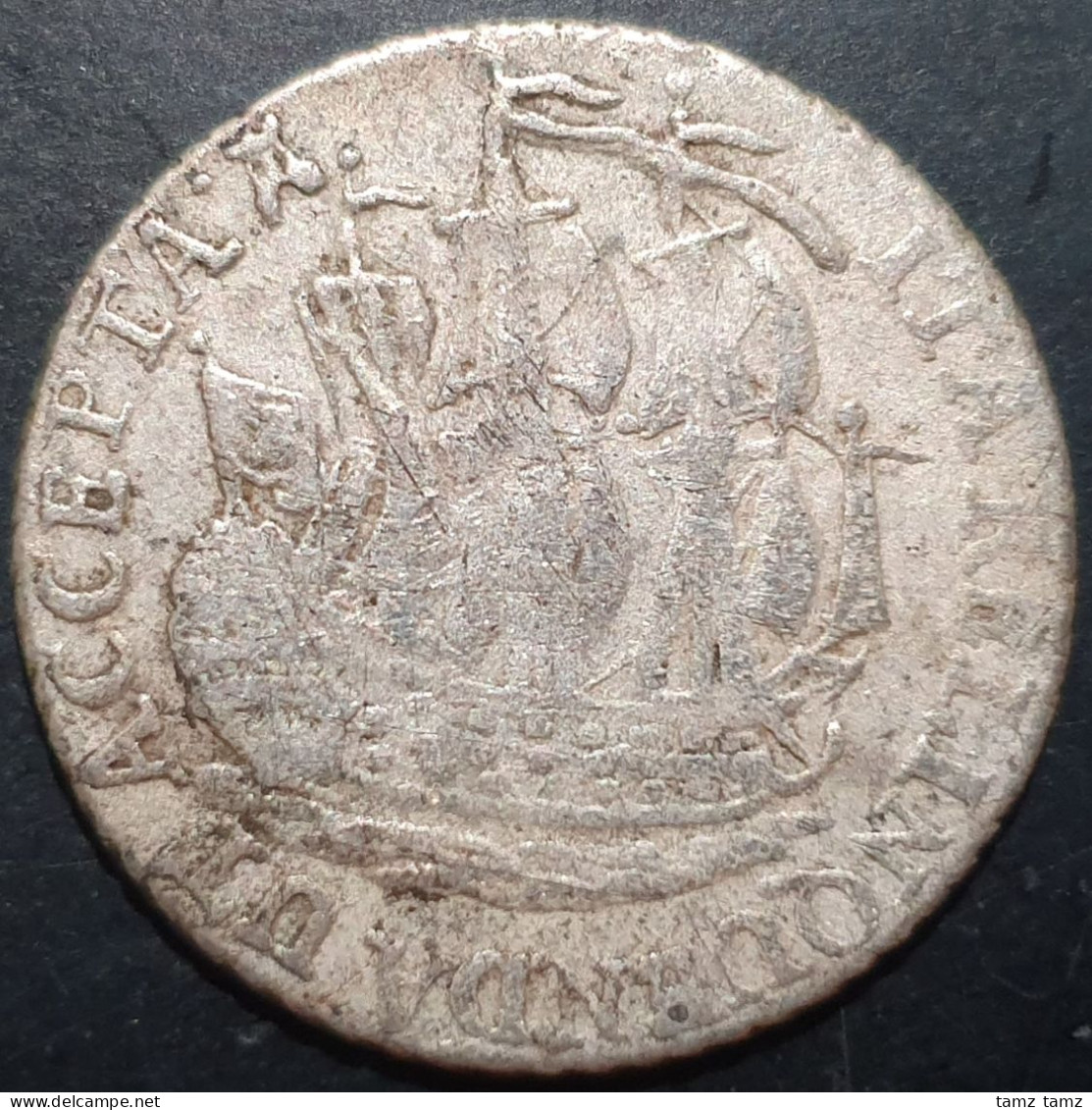 Netherlands 6 Stuiver Scheepjesschelling Zeeland Zeelandia 1793 Silver VG - Provincial Coinage