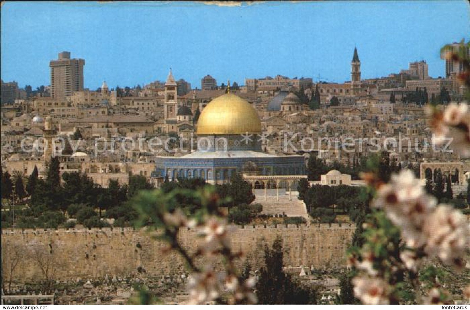 72399645 Jerusalem Yerushalayim Old City From Mount Of Olives  - Israel