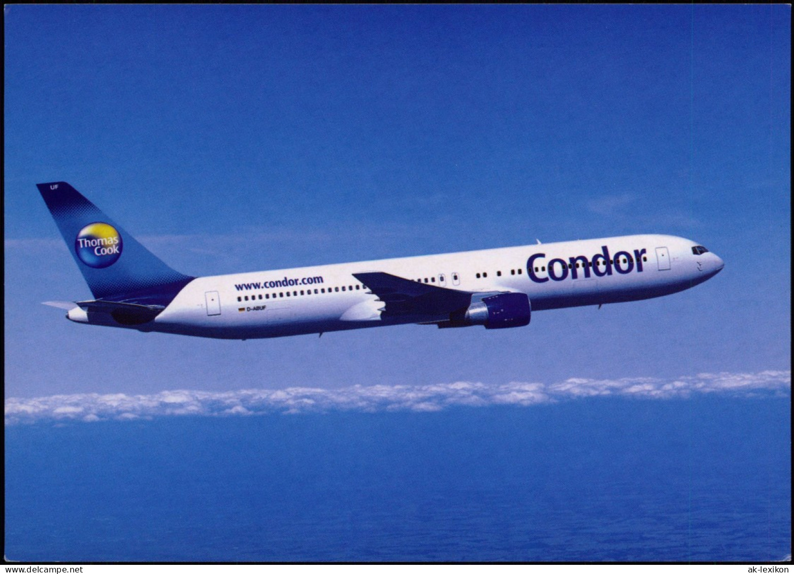 Ansichtskarte  Flugzeug Airplane Avion Boeing 767 Condor 1993 - 1946-....: Ere Moderne