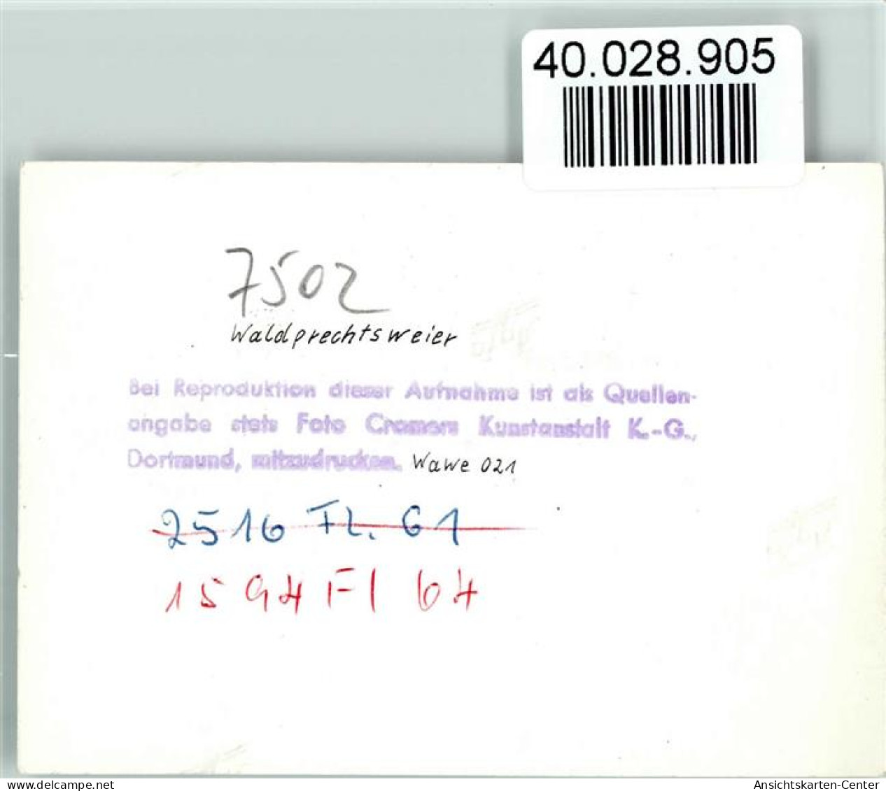 40028905 - Waldprechtsweier - Karlsruhe