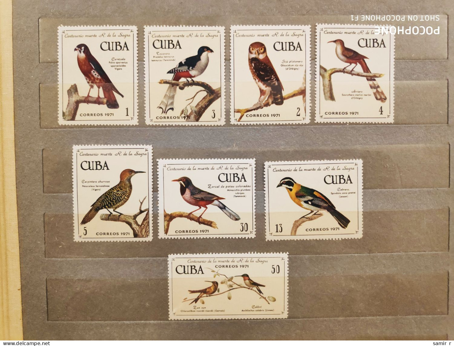 1971	Cuba	Birds   (F90) - Unused Stamps