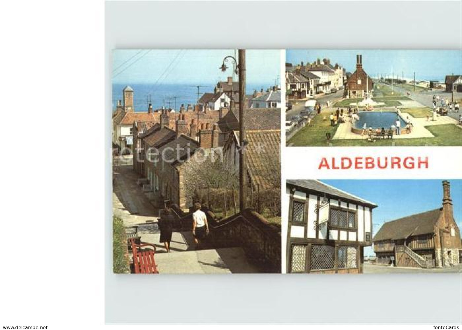 72398300 Aldeburgh Town Steps Yacht Pond The Mill Inn Aldeburgh - Sonstige & Ohne Zuordnung