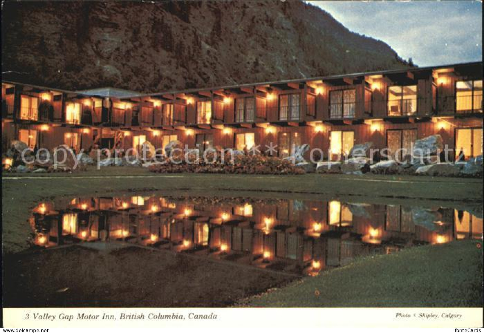 72397573 British Columbia 3 Valley Gap Motor Inn British Columbia - Non Classés