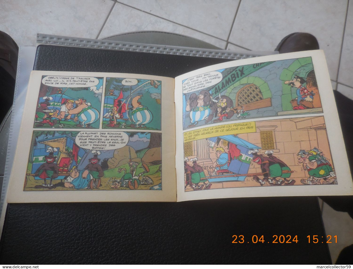 Astérix Suit Une Cure (petite Bd Offerte Par Elf) Année 1973 Be - Collezioni