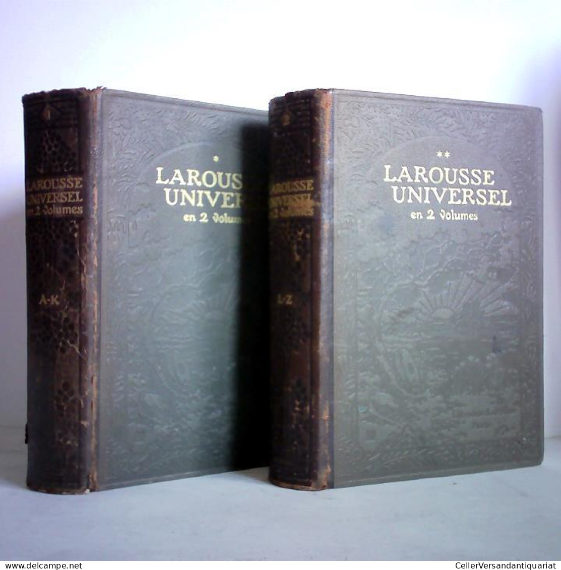 Larousse Universel En 2 Volumes. Nouveau Dictionnaire Encyclopédique, Tome Premier / Tome Second. Zusammen 2 Bände... - Ohne Zuordnung