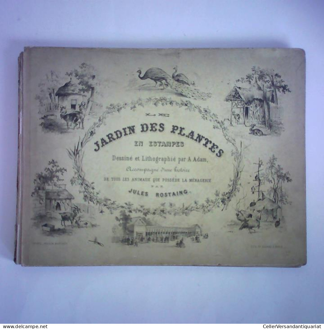 Le Jardin Des Plantes En Estampes. Dessiné Et Lithographiè Par A. Adam. Accompagné D'une Historie De Tous Les Animaux... - Unclassified