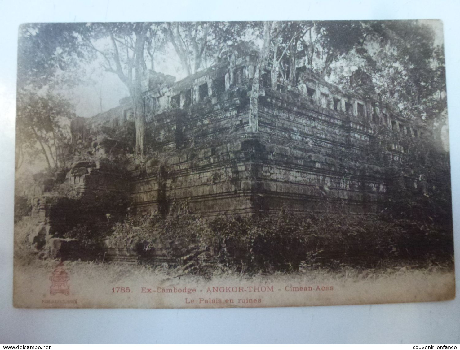CPA Cambodge Ex Angkor Thom Cimean Acas Le Palais En Ruines - Camboya