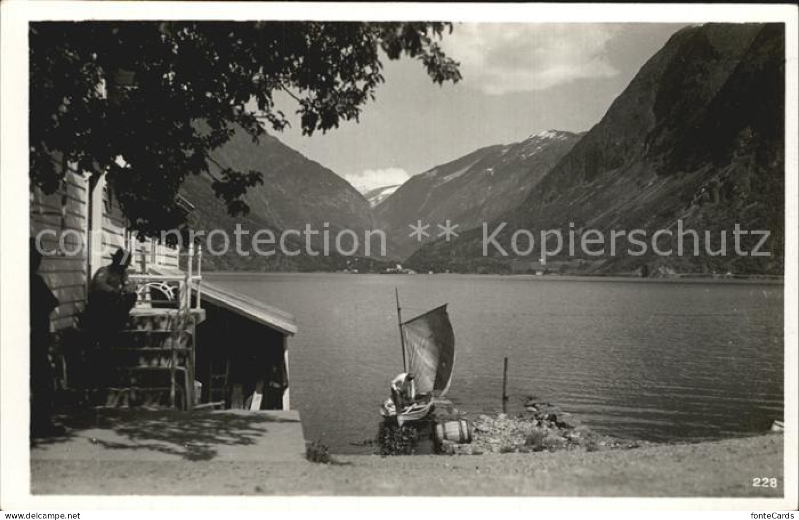 72395583 Norwegen Norge Idyll See Fischerboot Norwegen - Noorwegen