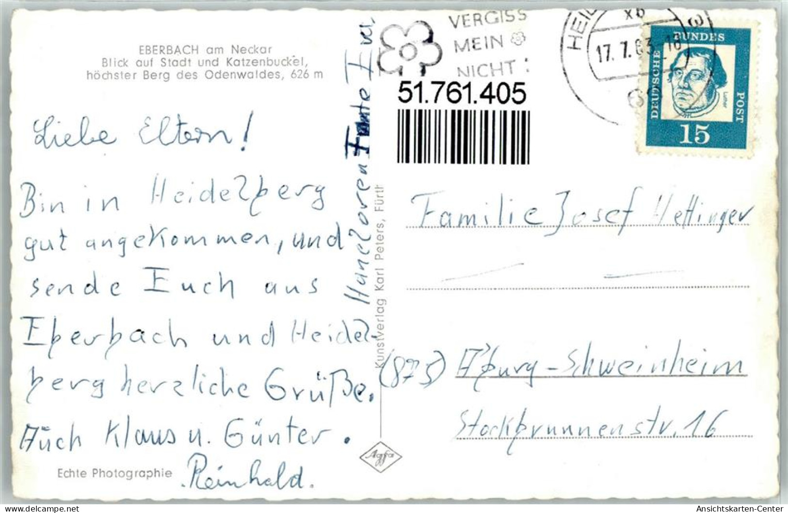 51761405 - Eberbach , Baden - Eberbach