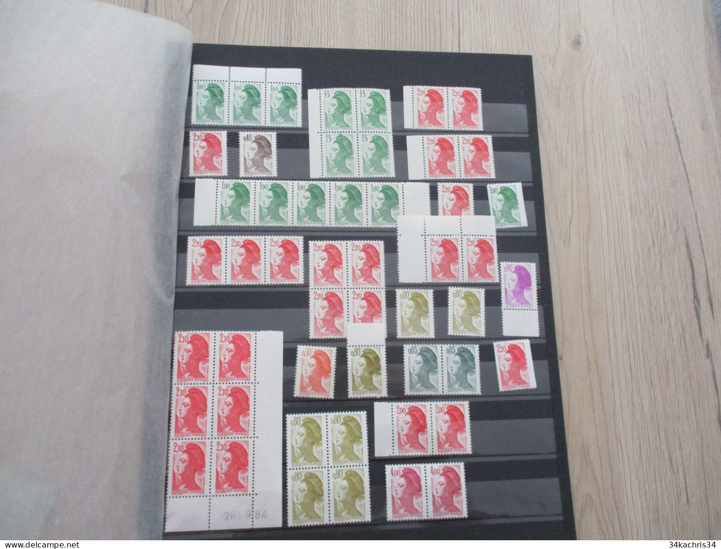 Petite Collection Variétés Sur 73 TP France  Sabine Dont Quelques TP Signés Brun Grande Majorité Luxe Sans Charnière - Unused Stamps