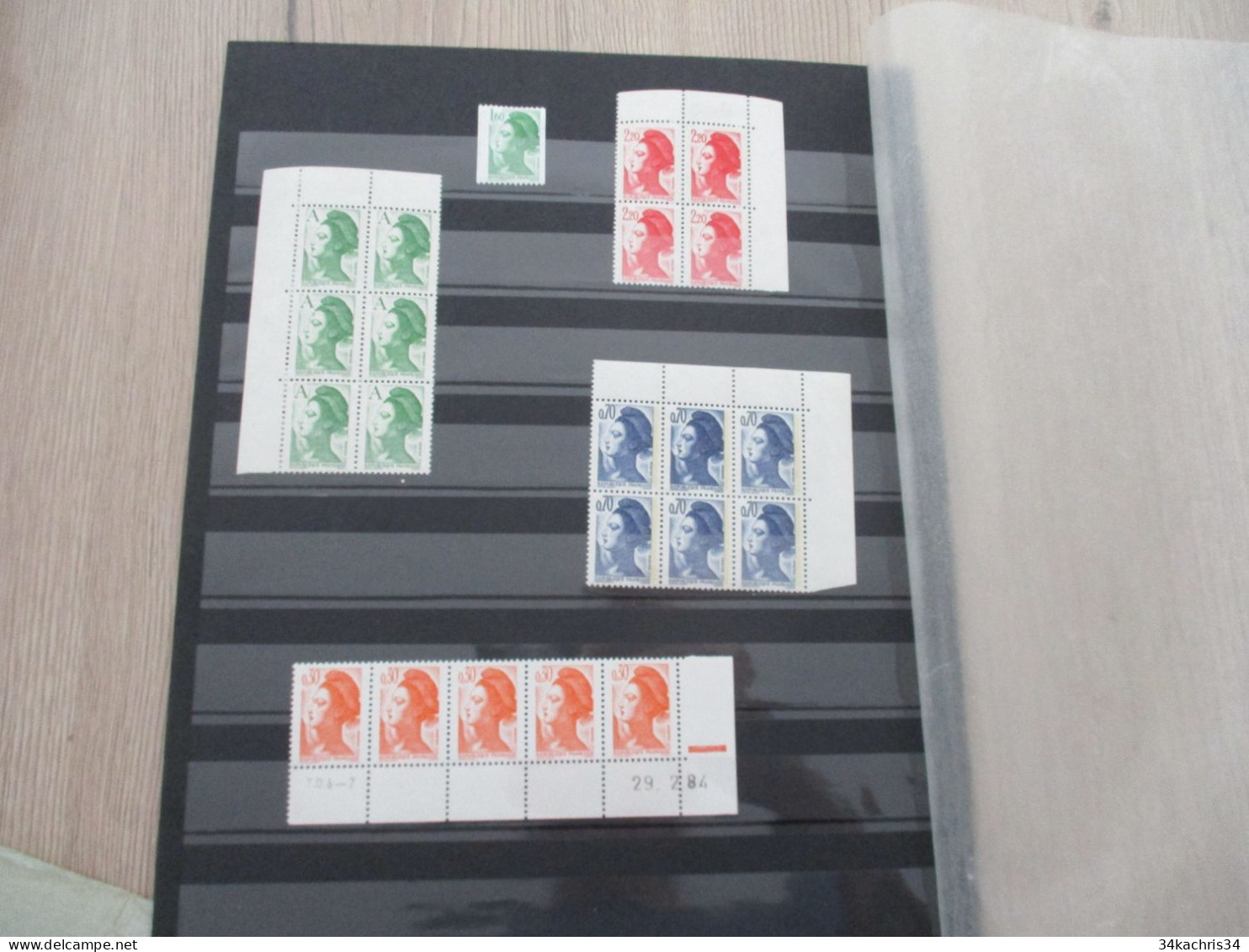 Petite Collection Variétés Sur 73 TP France  Sabine Dont Quelques TP Signés Brun Grande Majorité Luxe Sans Charnière - Unused Stamps