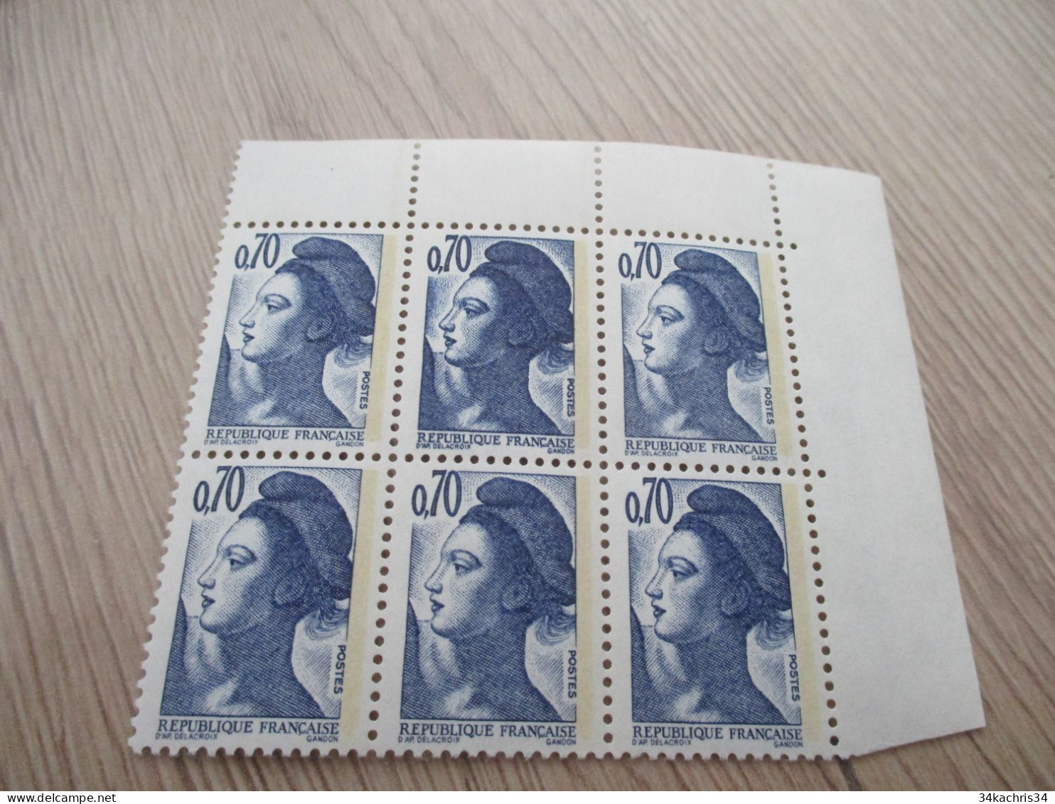 Petite collection variétés sur 73 TP France  Sabine dont quelques TP signés Brun grande majorité Luxe sans charnière