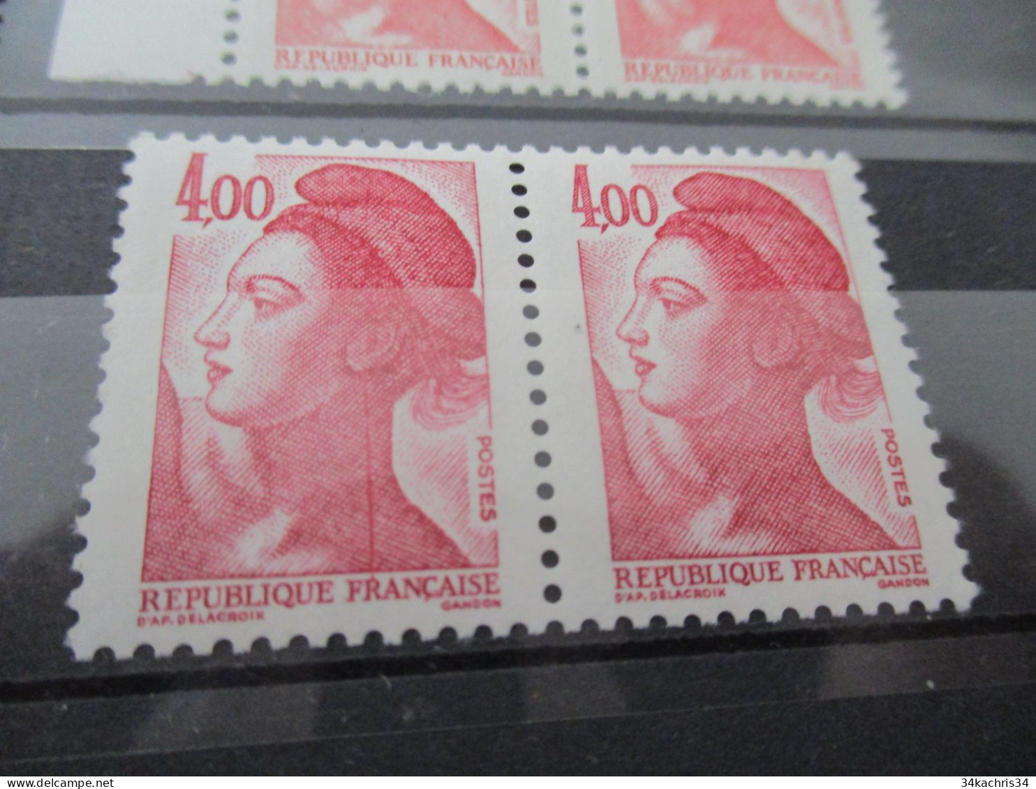 Petite collection variétés sur 73 TP France  Sabine dont quelques TP signés Brun grande majorité Luxe sans charnière