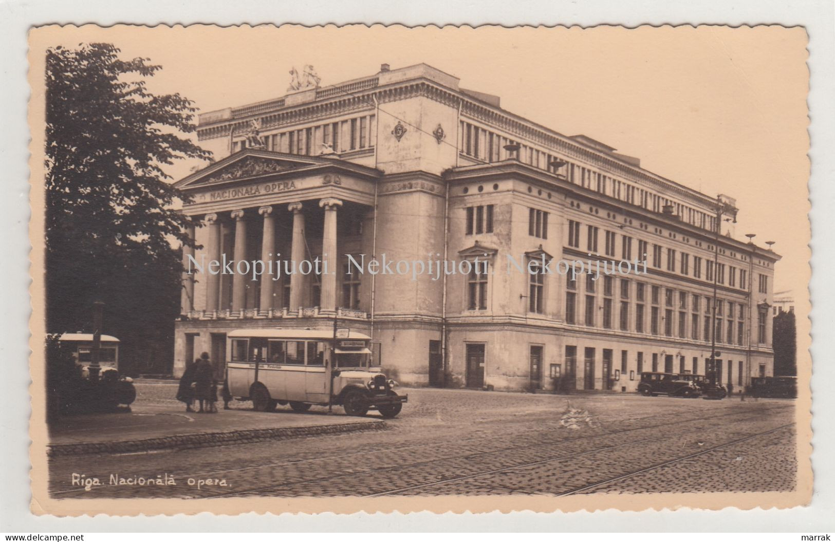 Riga, Nacionala Opera, 1930' Photo - Latvia