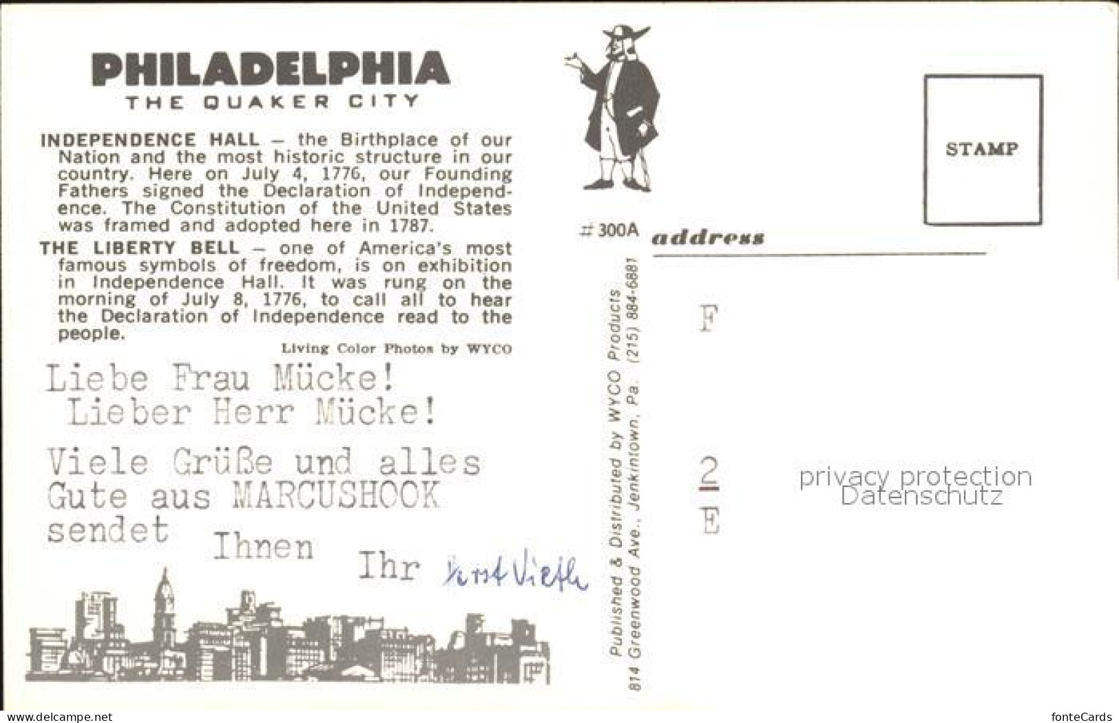 72394244 Philadelphia Pennsylvania Interpendence Hall The Liberty Bell Philadelp - Other & Unclassified