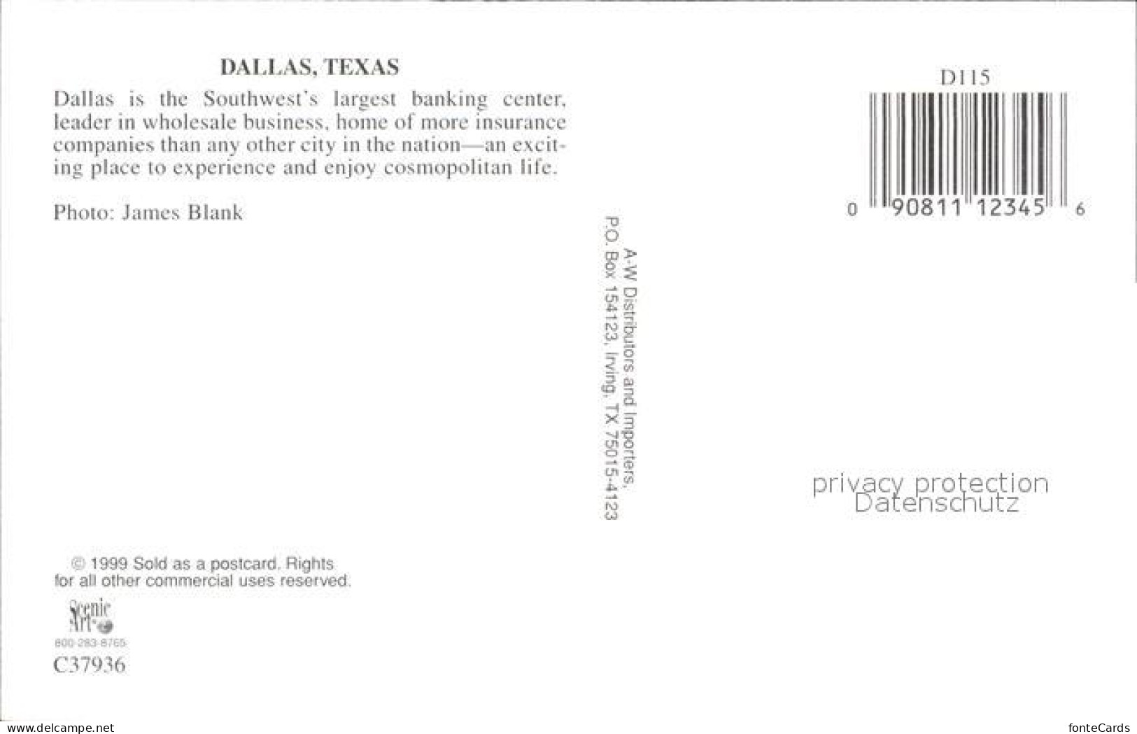 72394177 Dallas_Texas Skyline - Autres & Non Classés