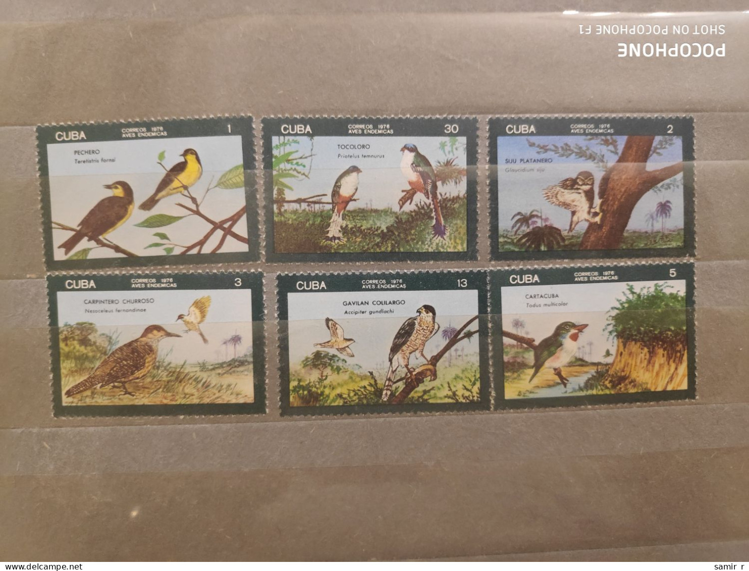 1976	Cuba	Animals  (F90) - Unused Stamps