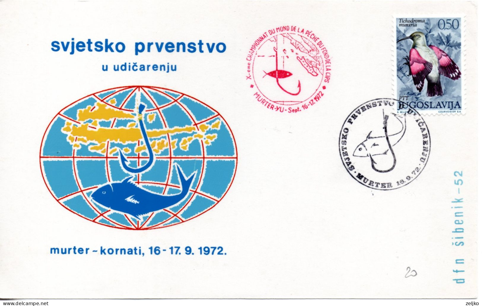 Yugoslaviia, World Championship In Angling Murter 1972 - Autres & Non Classés