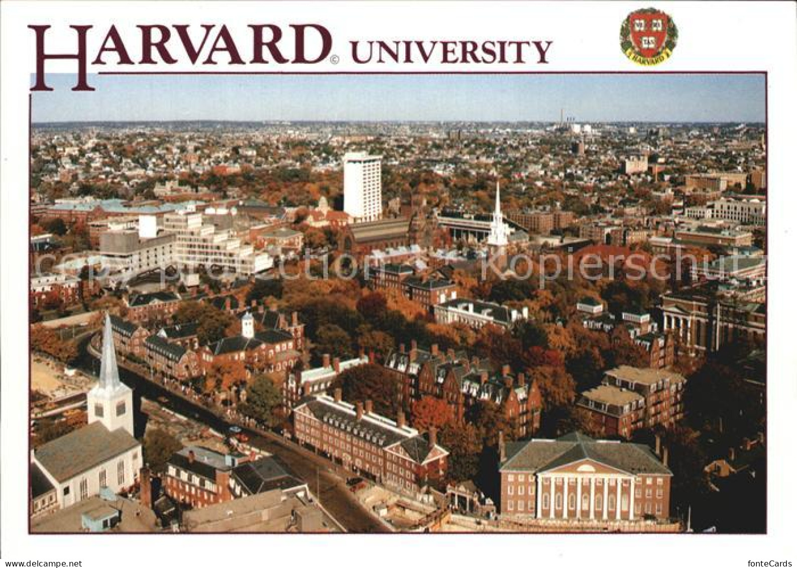 72393179 Cambridge_Massachusetts Havard University Fliegeraufnahme - Andere & Zonder Classificatie