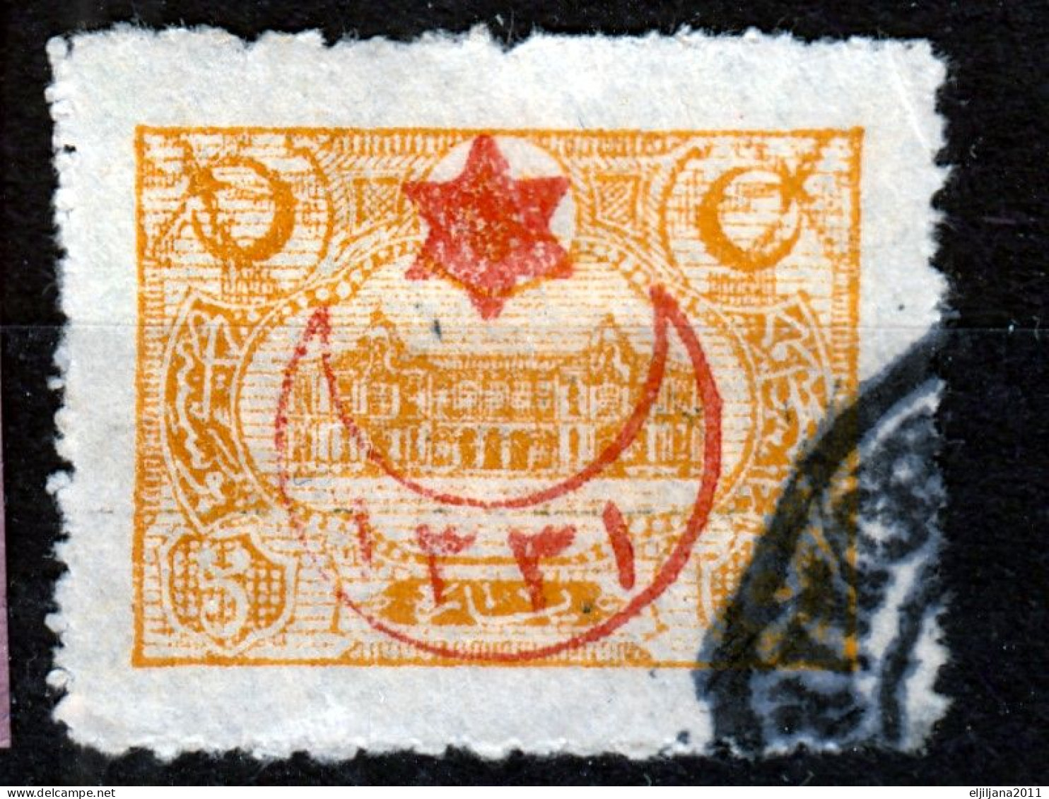 Turkey / Türkei 1915 ⁕ Overprint Year 1331 ( On Mi.213 ) Mi. 318 ⁕ 8v Used - See Scan Error - Gebruikt