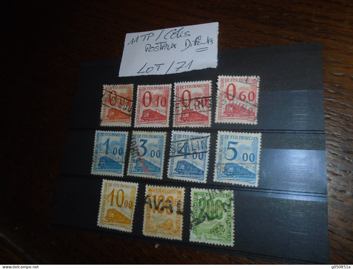 LOT DE  11  Timbres (COLIS /POSTAUX Differents) Forte COTE !!!!! - Used