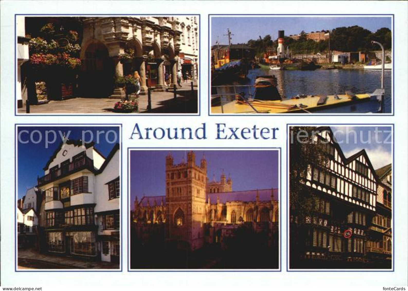 72391248 Exeter Turks Head And Guildhall The Canal Vic Guy Exeter - Sonstige & Ohne Zuordnung