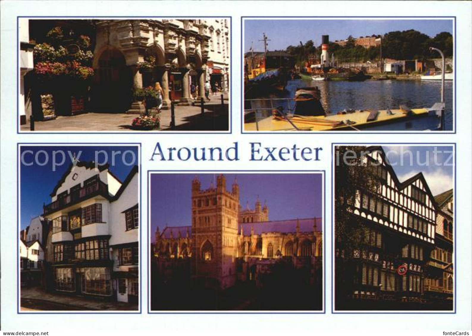 72391248 Exeter Turks Head And Guildhall The Canal Vic Guy Exeter - Altri & Non Classificati