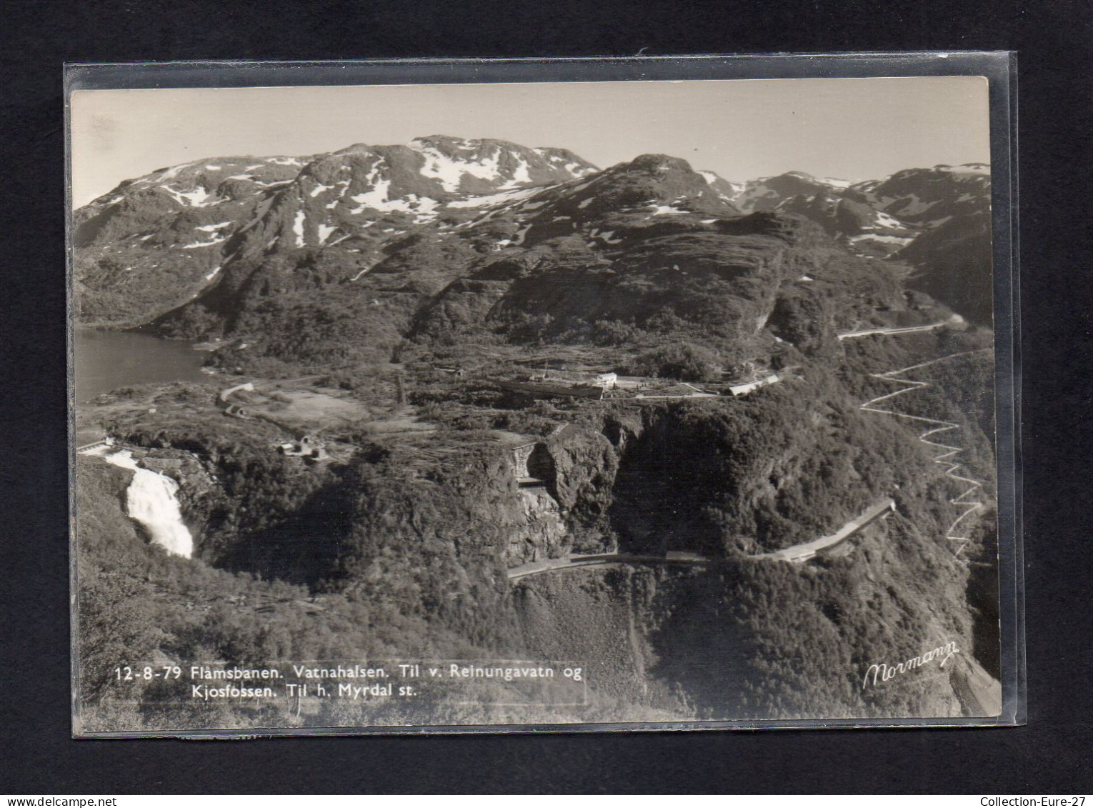 (24/04/24) NORVEGE-CPSM FLAMSBANEN - FLAM - MYRDAL - Norvège