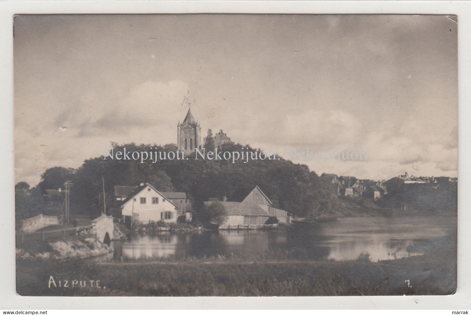 Aizpute, Circa 1927 Photo - Letland