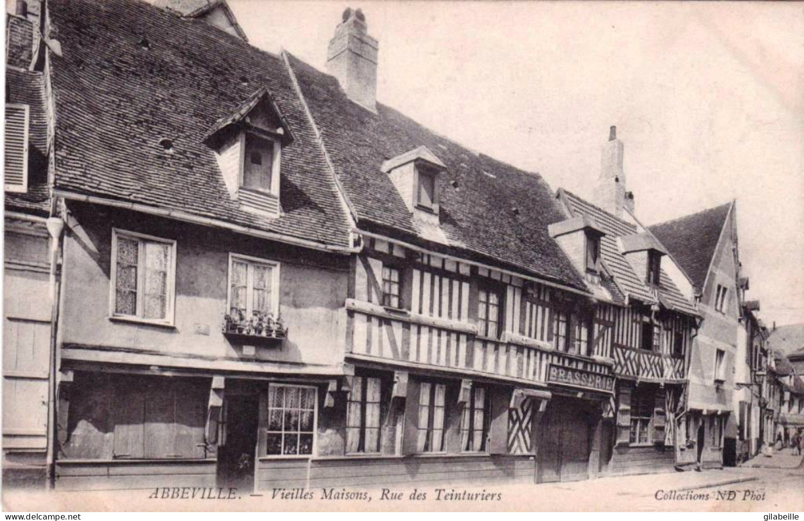 80 - Somme -  ABBEVILLE -  Vieilles Maisons - Rue Des Teinturiers - Abbeville