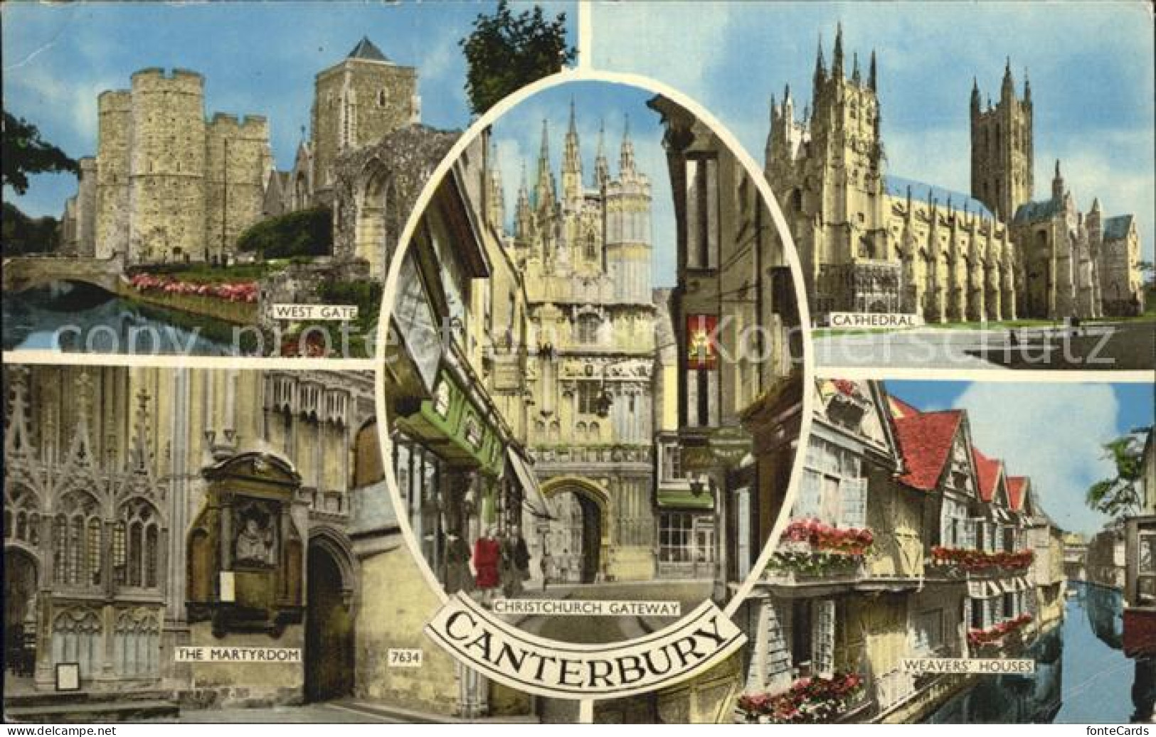 72388230 Canterbury Kent Christchurch Gateway West Gate Cathedral   - Otros & Sin Clasificación