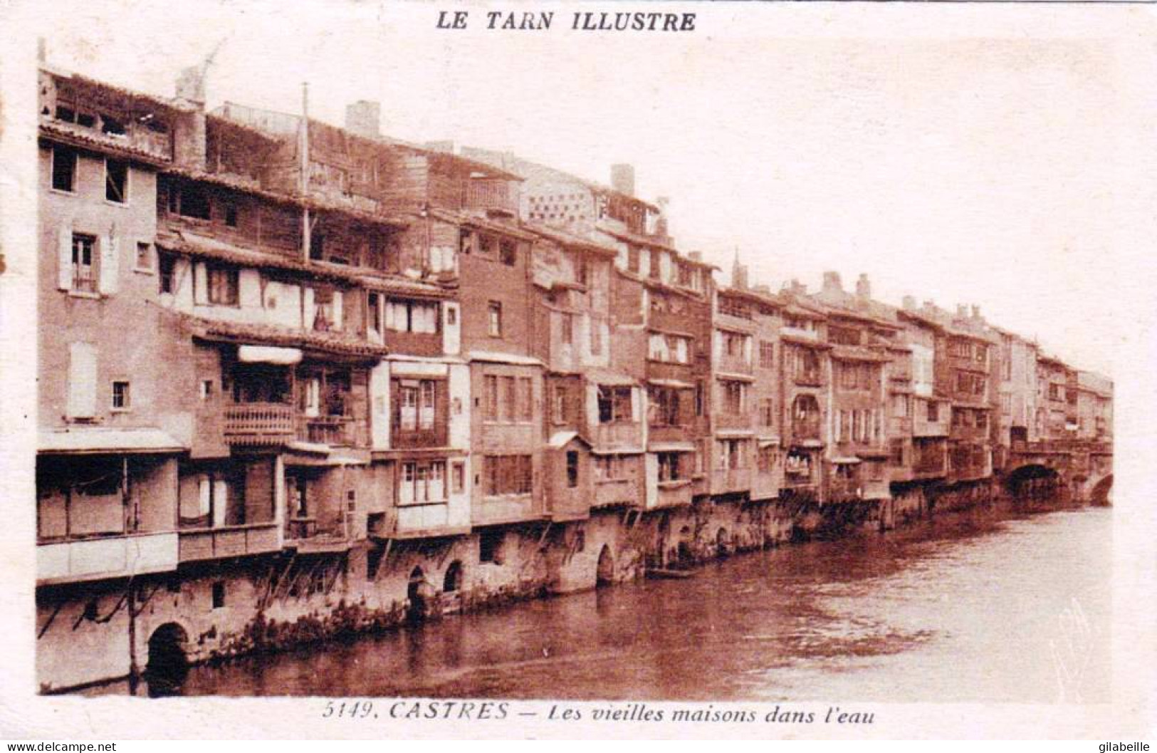 81 - Tarn -  CASTRES -   Les Vieilles Maisons Dans L'eau - Castres