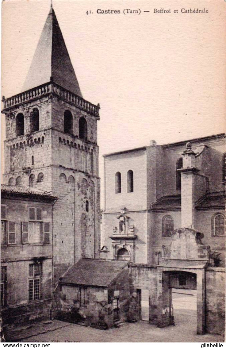 81 - Tarn -  CASTRES -   Beffroi Et Cathedrale - Castres