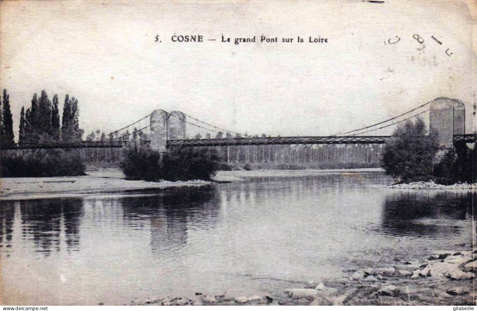 58 - Nievre - COSNE COURS Sur LOIRE  -  Le Grand Pont Sur La Loire - Cosne Cours Sur Loire