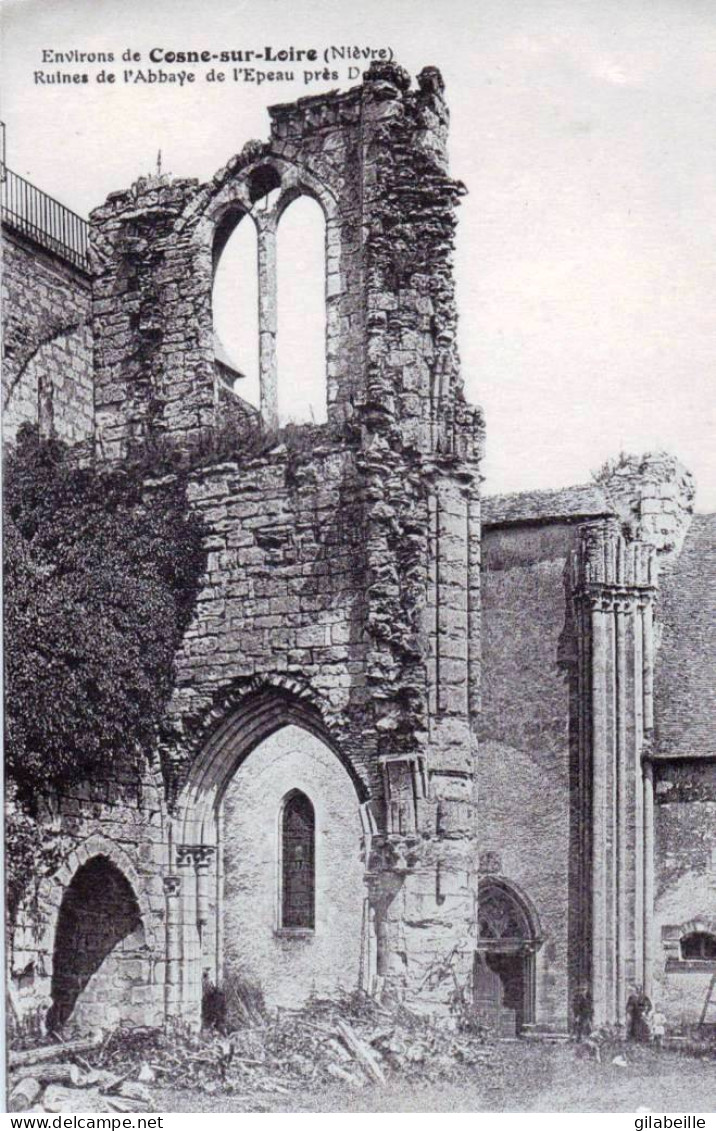 58 - Nievre - COSNE COURS Sur LOIRE  -  Ruines De L'abbaye De L'Epeau - Cosne Cours Sur Loire