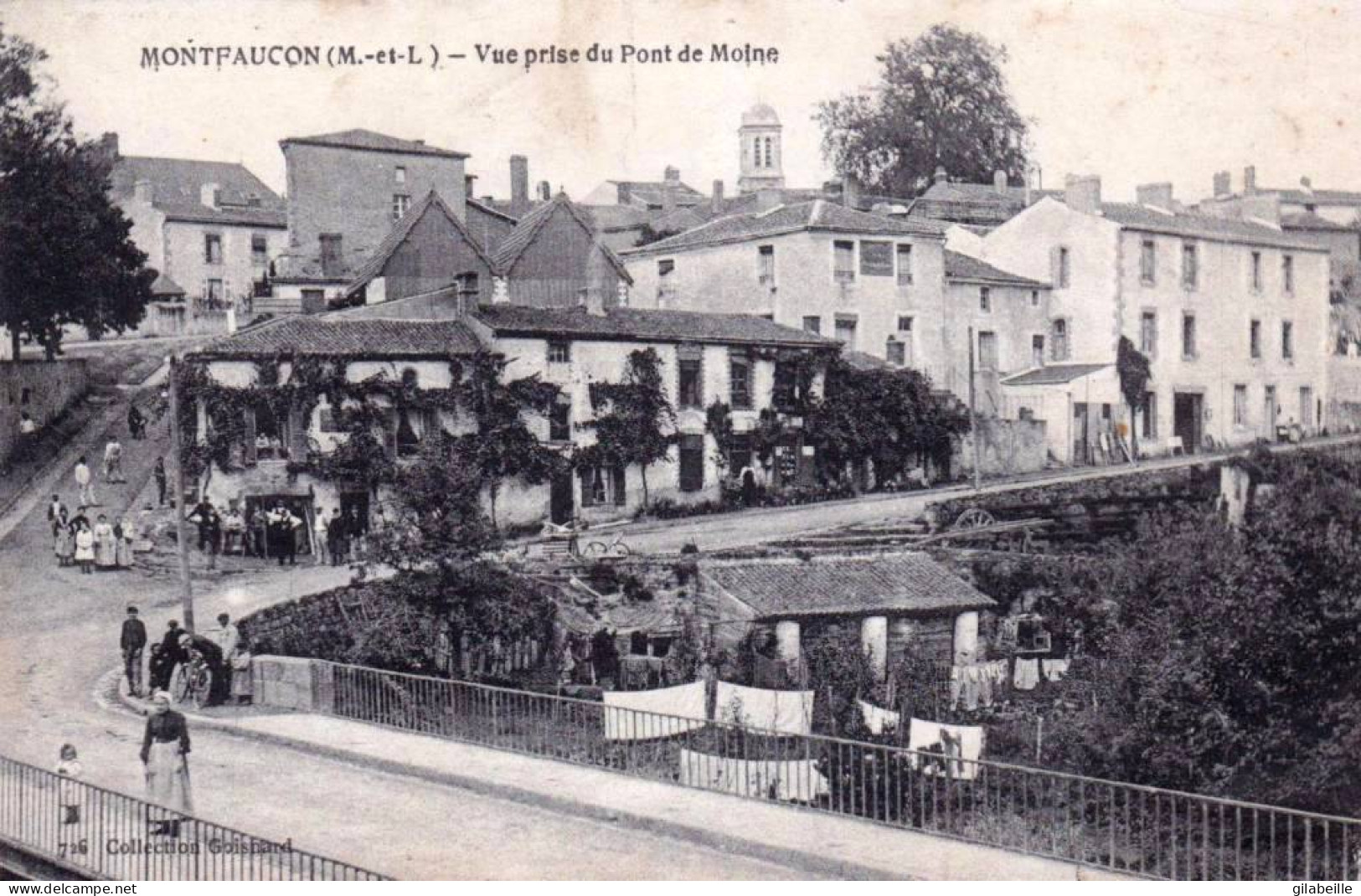 49 - Maine Et Loire - MONTFAUCON - MONTIGNE -  Vue Prise Du Pont De Moine - Montfaucon