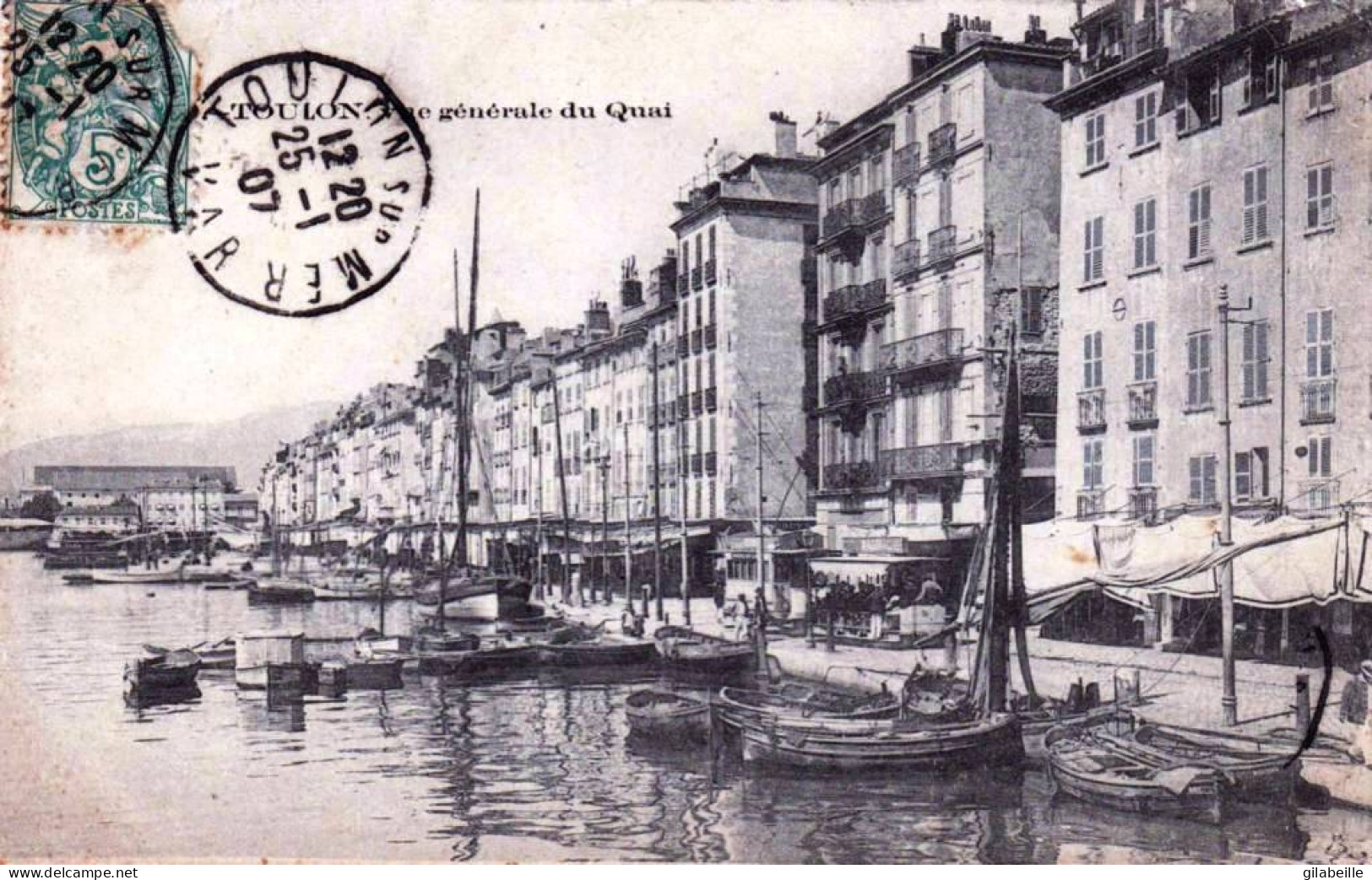 83 - Var -   TOULON -  Vue Generale Du Quai  - Toulon