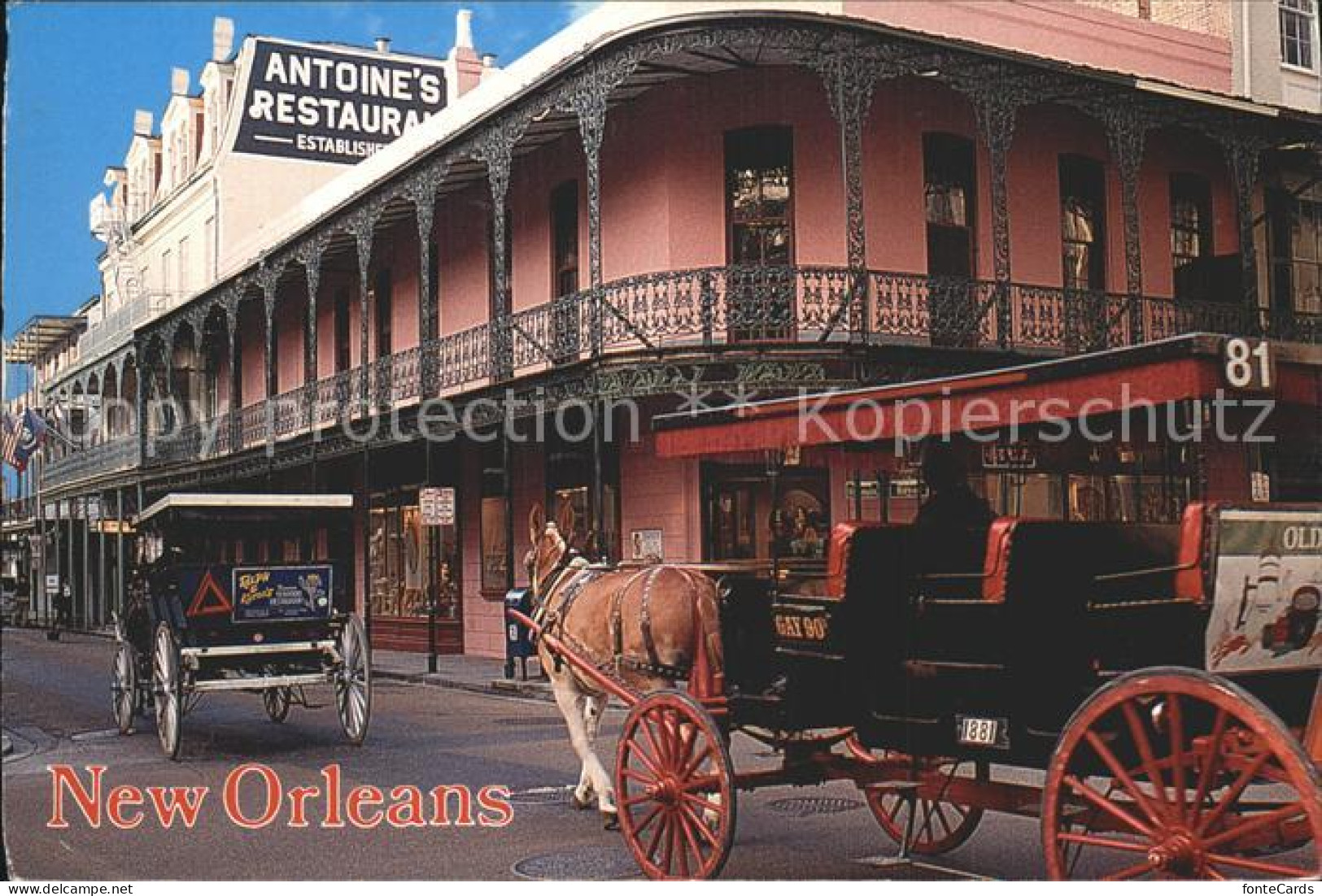 72378369 New_Orleans_Louisiana Antoines Restaurant Pferdekutschen - Altri & Non Classificati