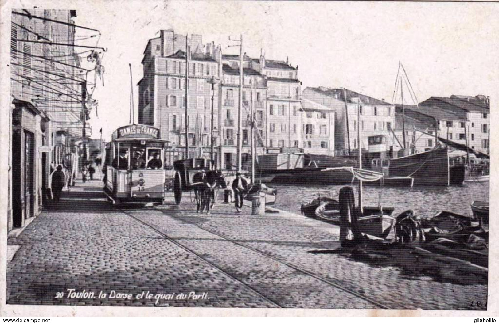 83 - Var -   TOULON -  La Darse Et Le Quai Du Port - Toulon