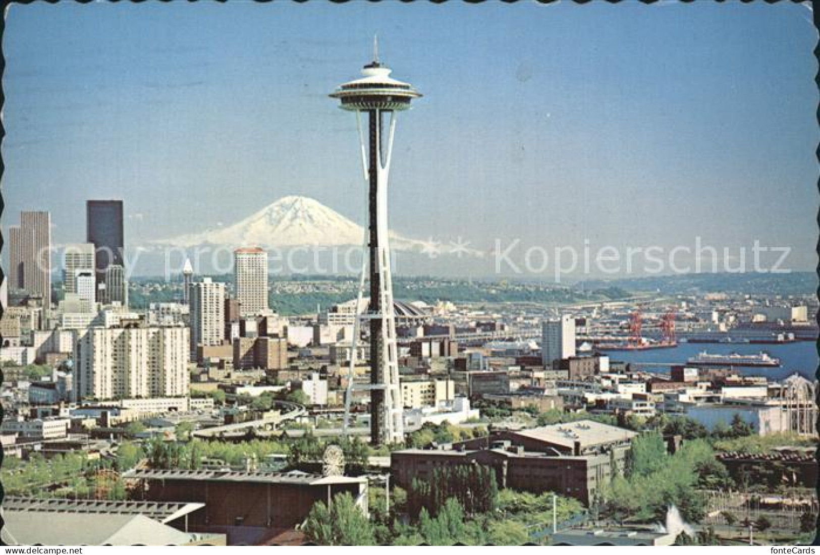 72375959 Seattle Space Needle And Mt. Rainier - Other & Unclassified