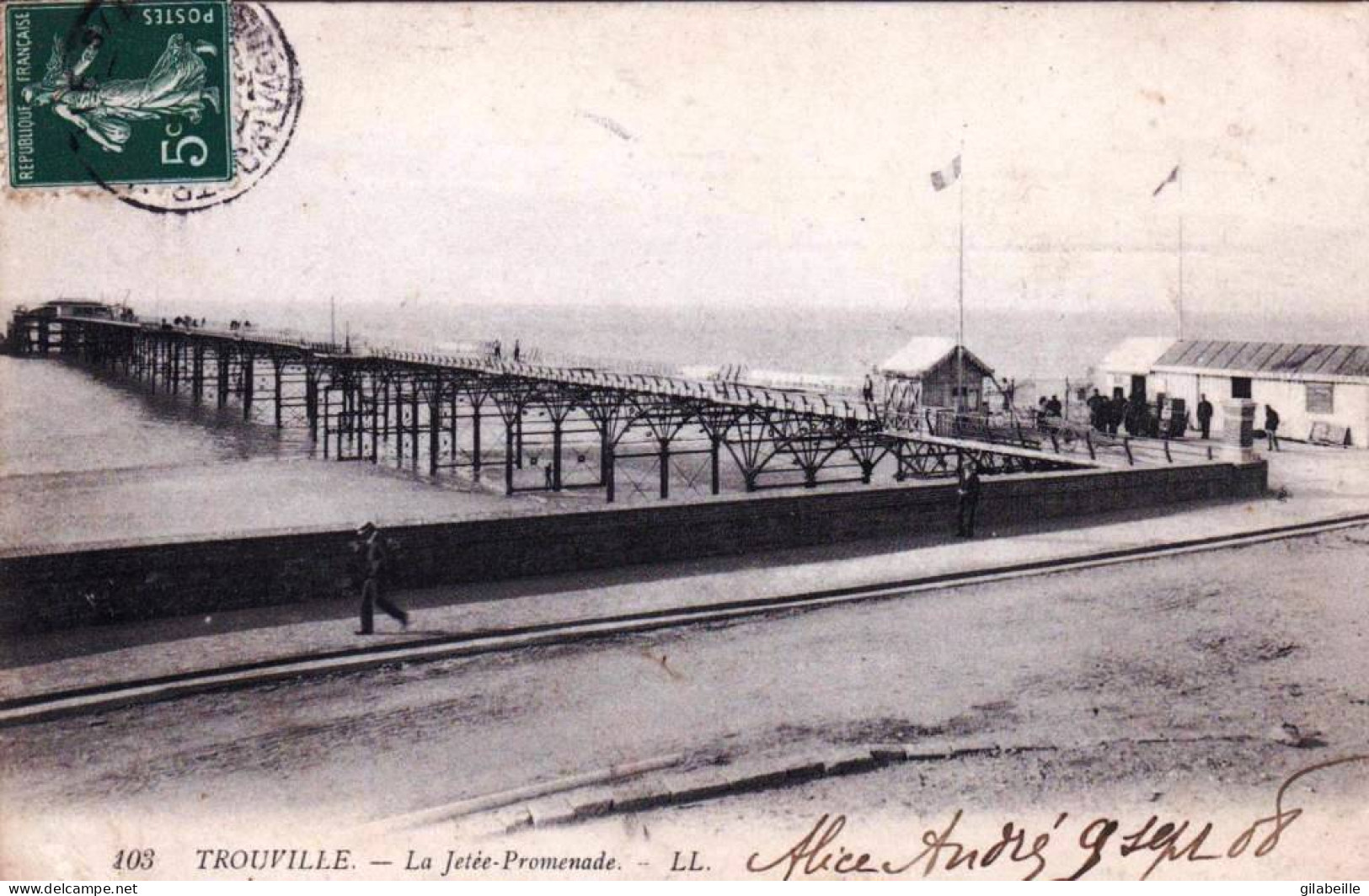 14 - Calvados -  TROUVILLE -  La Jetée Promenade - Trouville