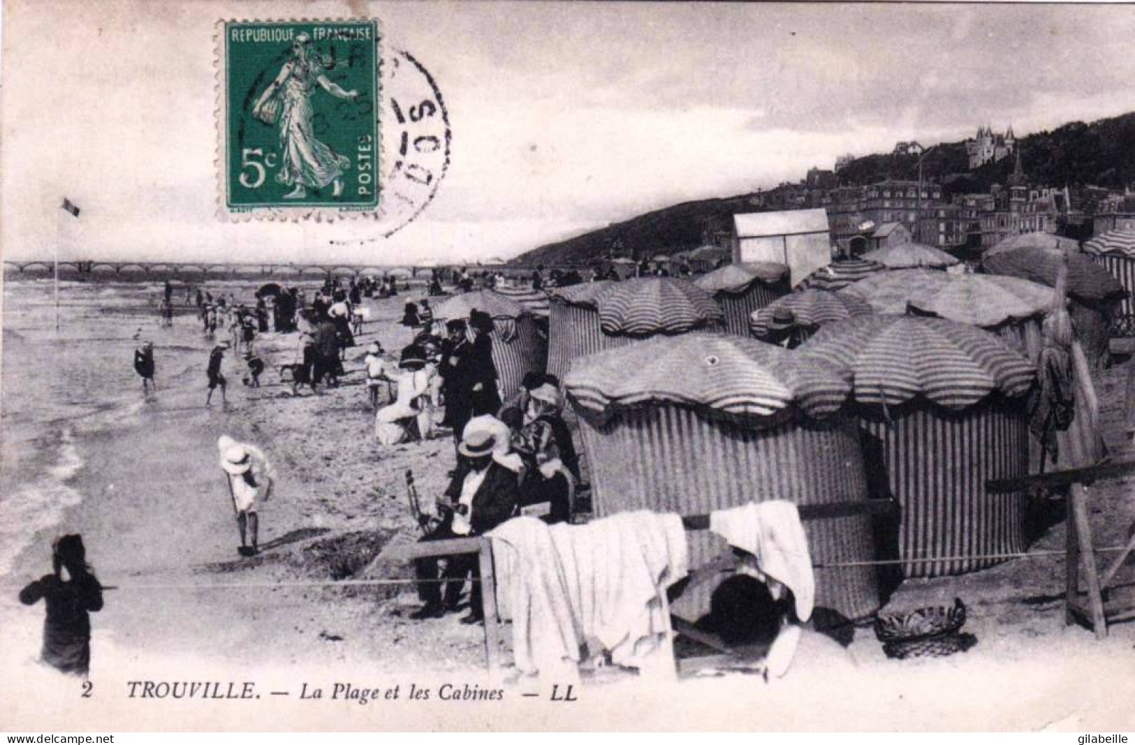 14 - Calvados -  TROUVILLE -  La Plage Et Les Cabines - Trouville