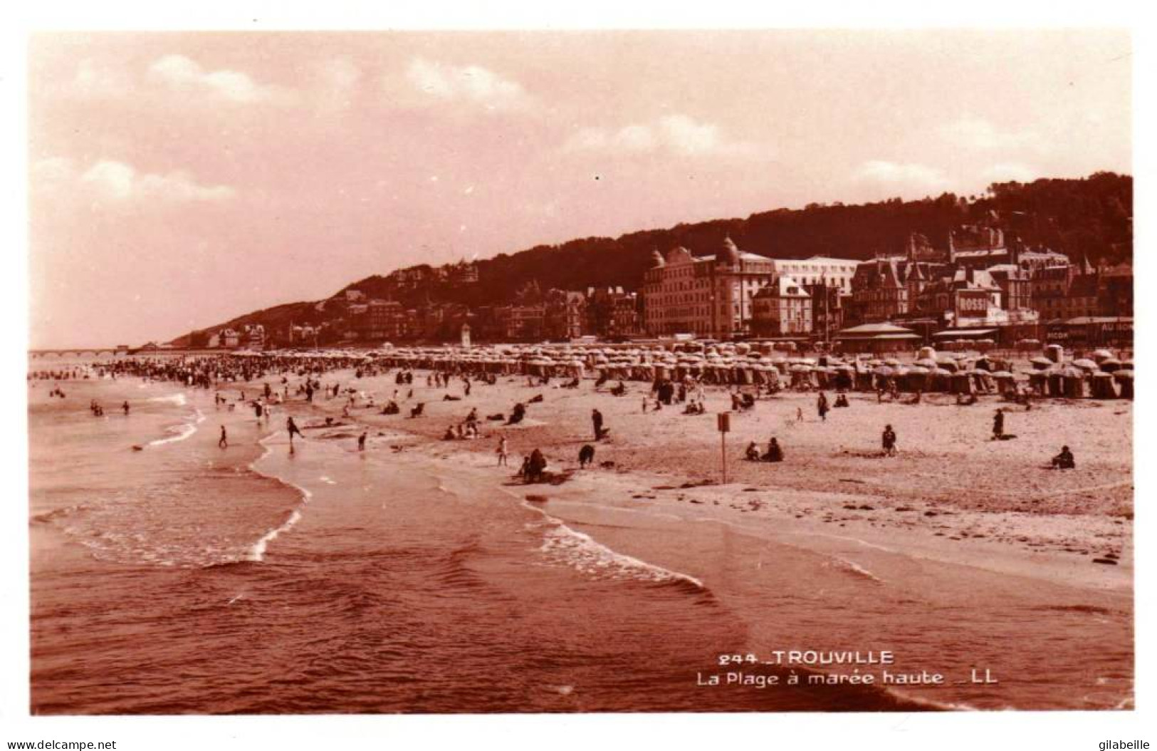 14 - Calvados -  TROUVILLE -  La Plage A Marée Haute - Trouville